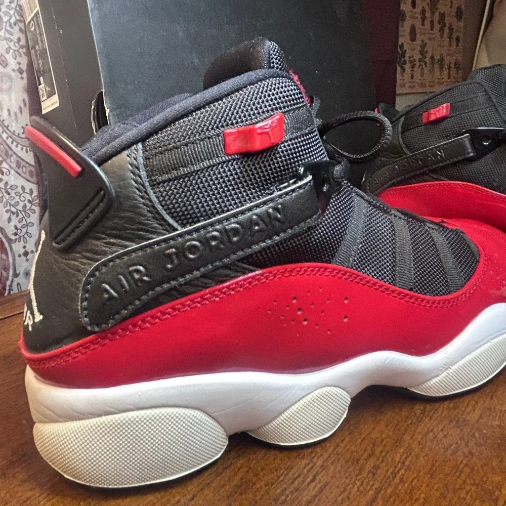 Nike Red and Black Athletic Shoes